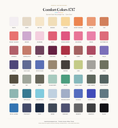 Load image into Gallery viewer, Comfort Colors 1717 color chart, all 56 garment dyed colorways