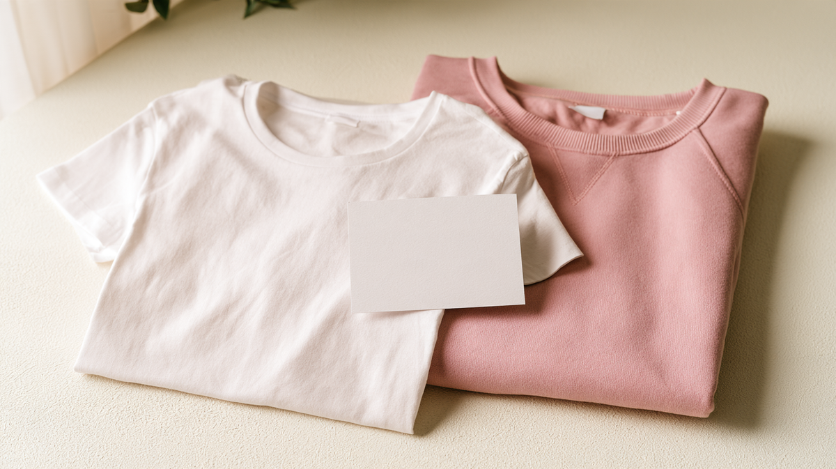 Employee onboarding swag kit with custom printed tee