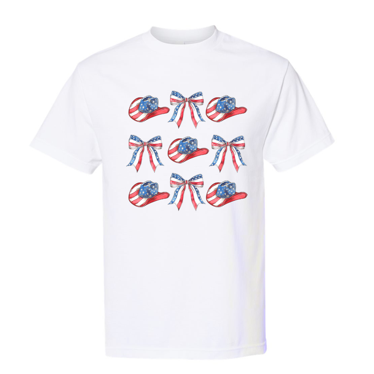 Coquette American Flag Inspired Tops