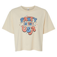 Load image into Gallery viewer, Party in the USA Printed Fabric Apparel for All-American Vibes
