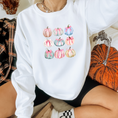 Load image into Gallery viewer, Pumpkin Coquette Sweatshirt
