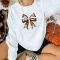 Load image into Gallery viewer, Football Disco Bow Printed Sweatshirt
