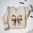 Load image into Gallery viewer, Football Disco Bow Printed Sweatshirt
