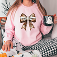 Load image into Gallery viewer, Football Disco Bow Printed Sweatshirt
