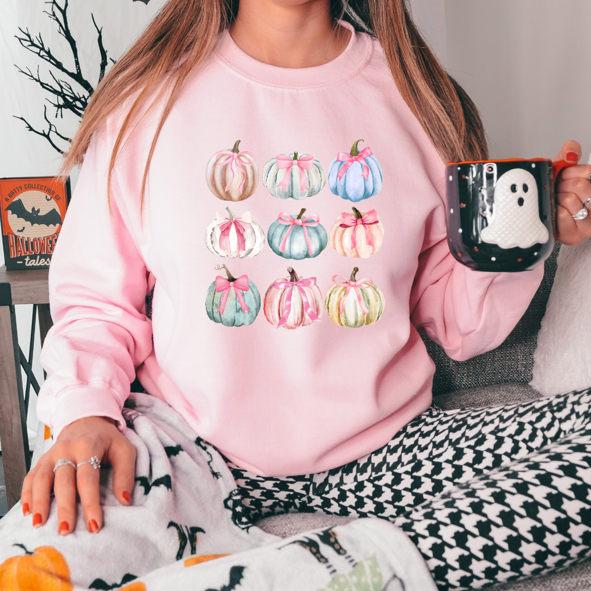 Pumpkin Coquette Sweatshirt