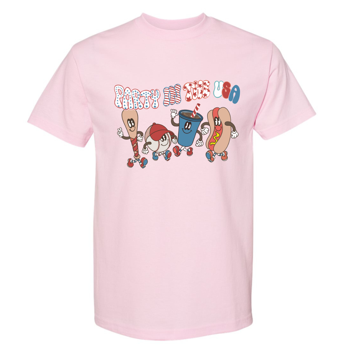 Party in the USA Graphic Printed Apparel