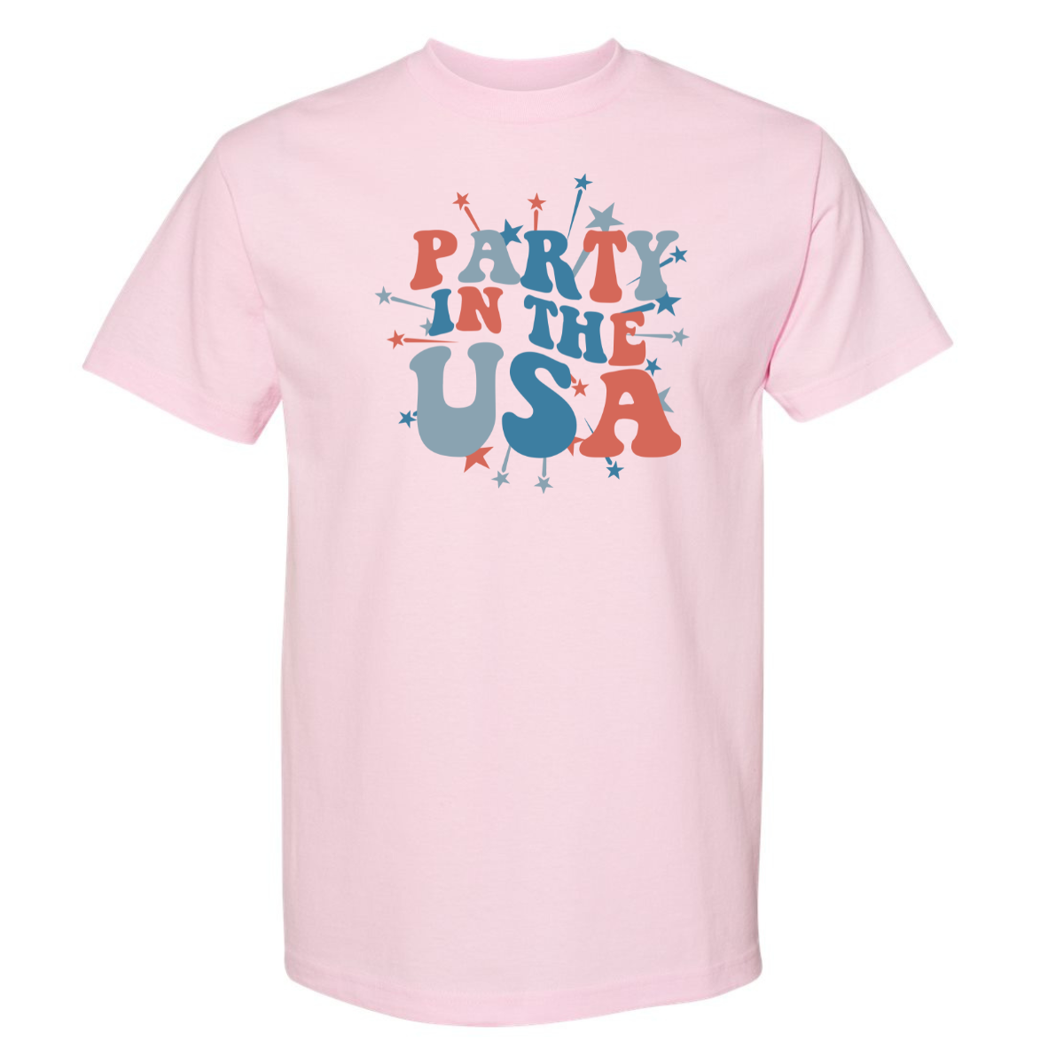 Fourth of July Tops Party in the USA - Premium Printed Apparel