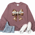 Load image into Gallery viewer, Football Disco Bow Printed Sweatshirt
