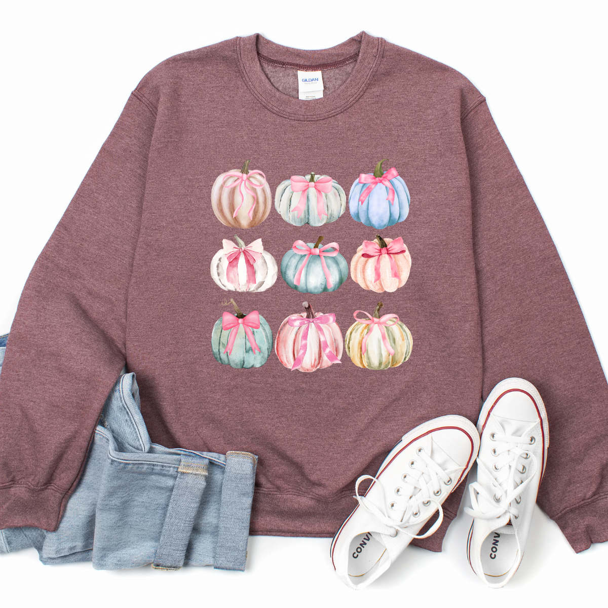 Pumpkin Coquette Sweatshirt