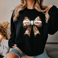 Load image into Gallery viewer, Football Disco Bow Printed Sweatshirt
