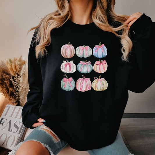 Pumpkin Coquette Sweatshirt