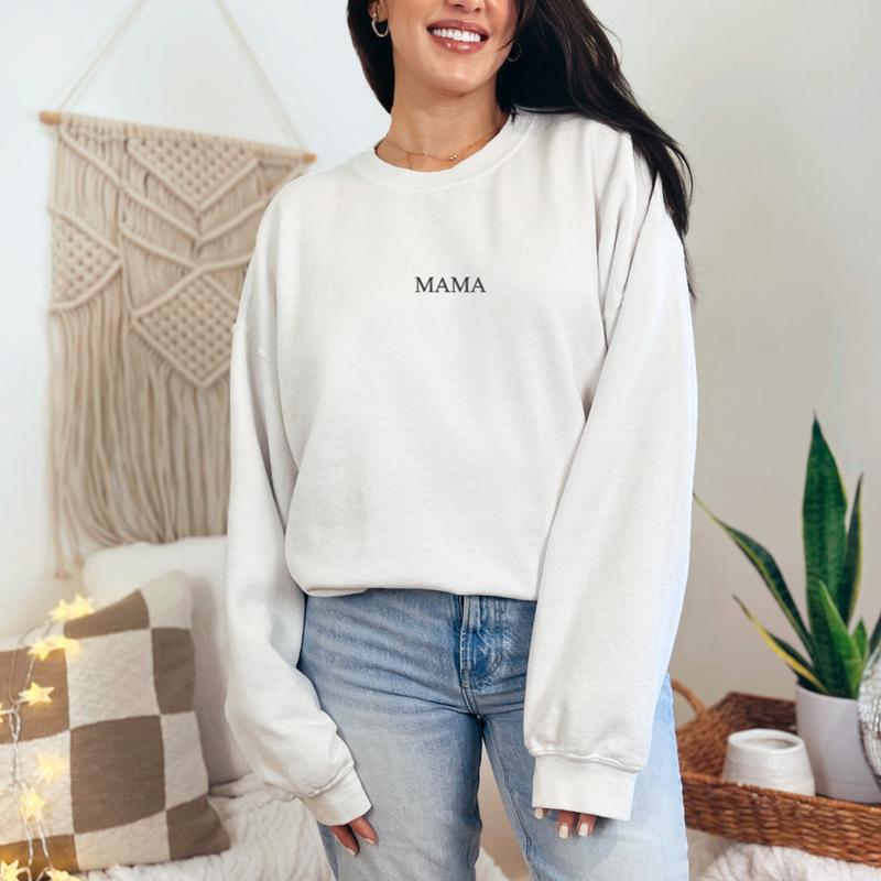 Mama Embroidered Sweatshirt