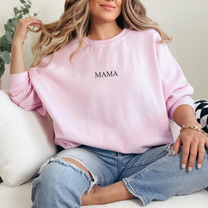 Mama Embroidered Sweatshirt