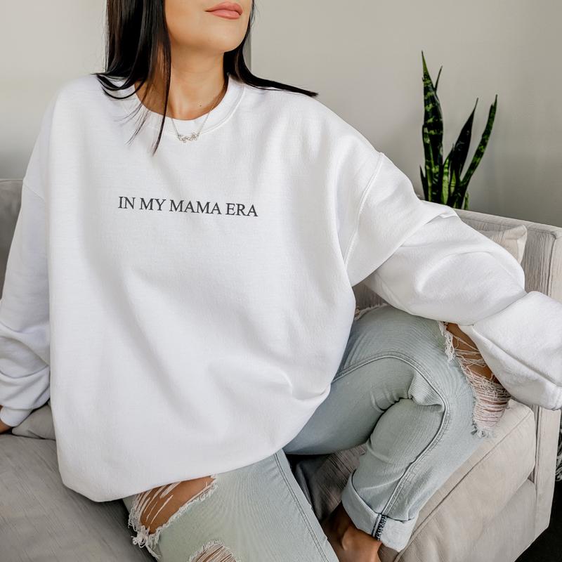 In My Mama Era Embroidered Sweatshirt