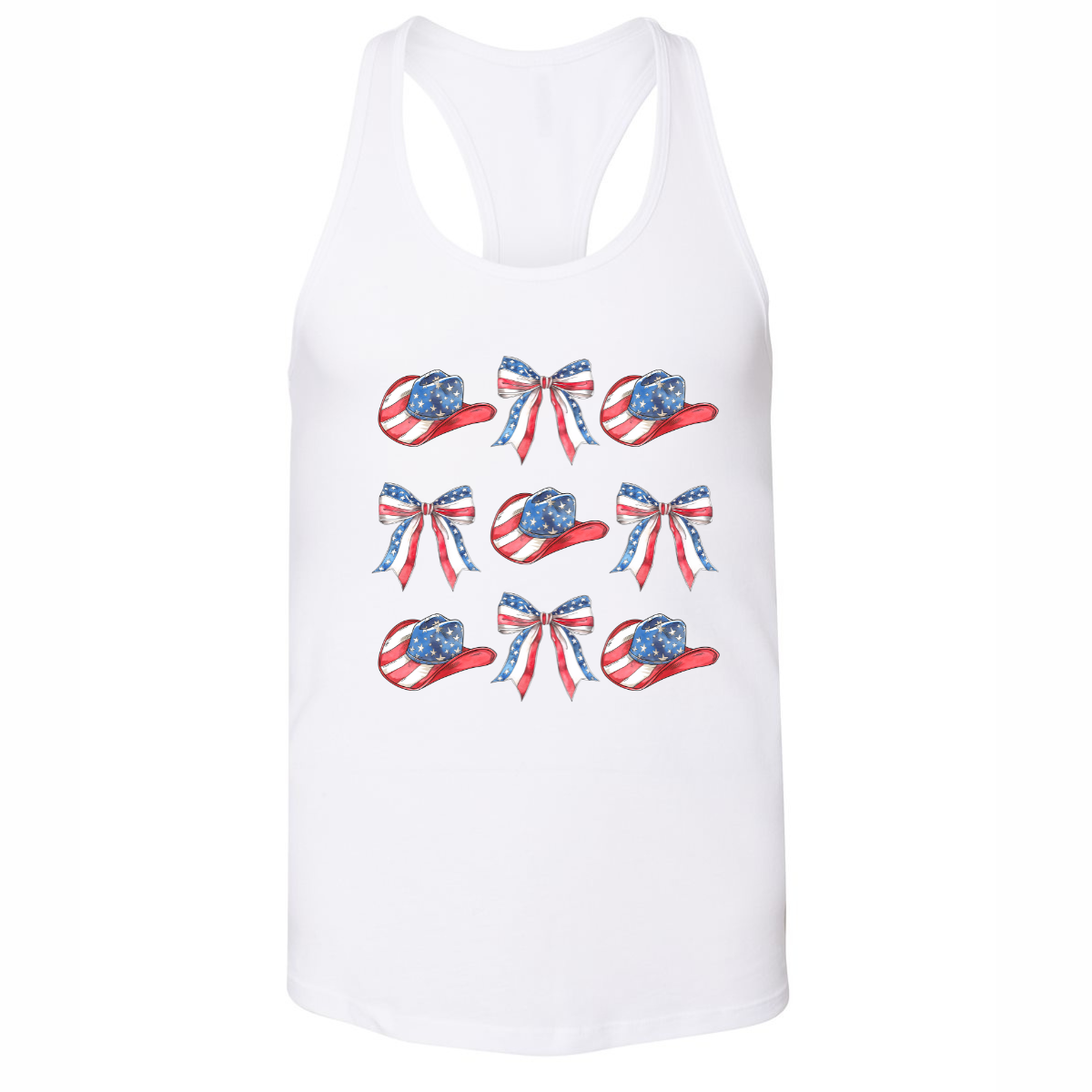Coquette American Flag Inspired Tops