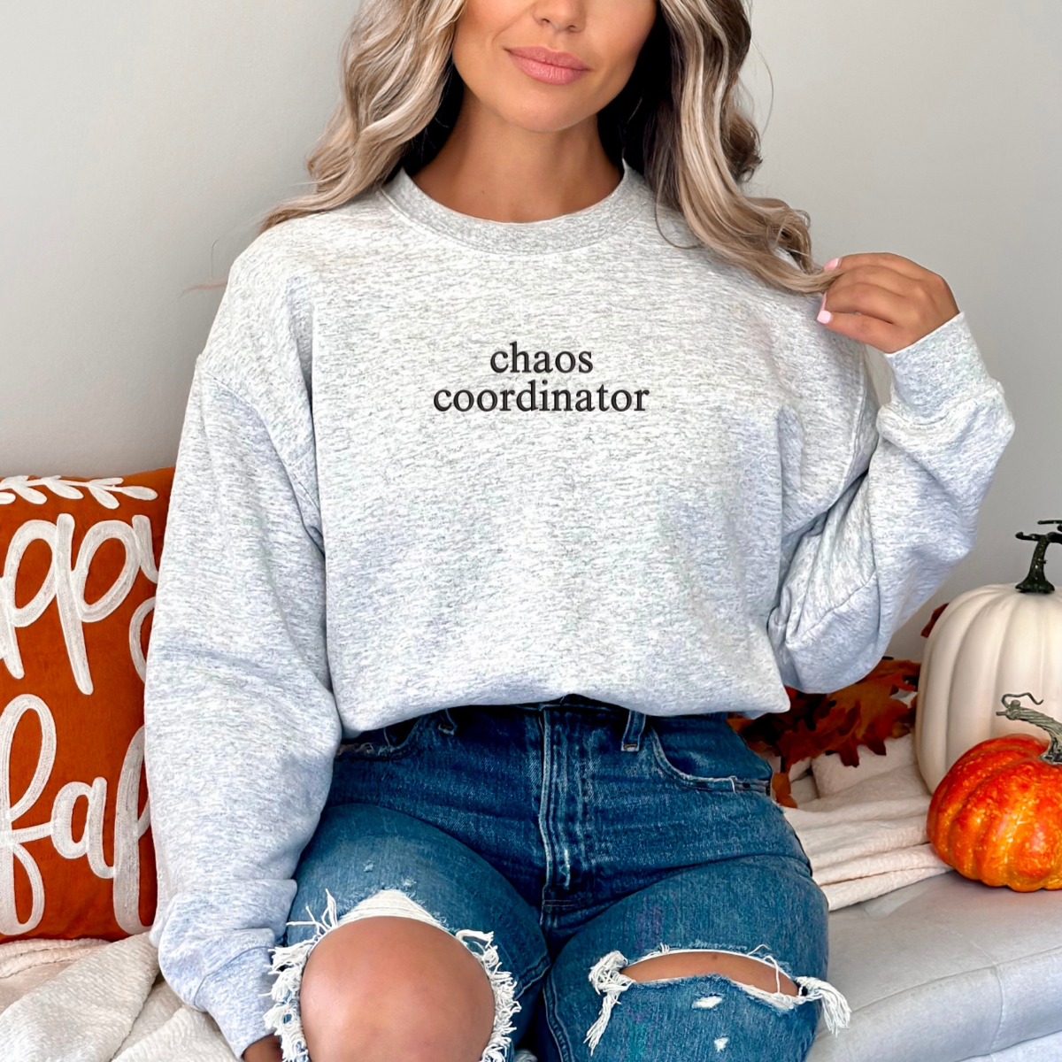 Chaos Coordinator Embroidered Sweatshirt