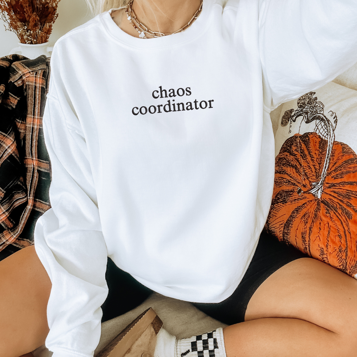 Chaos Coordinator Embroidered Sweatshirt