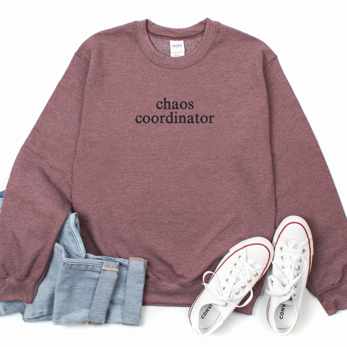 Chaos Coordinator Embroidered Sweatshirt